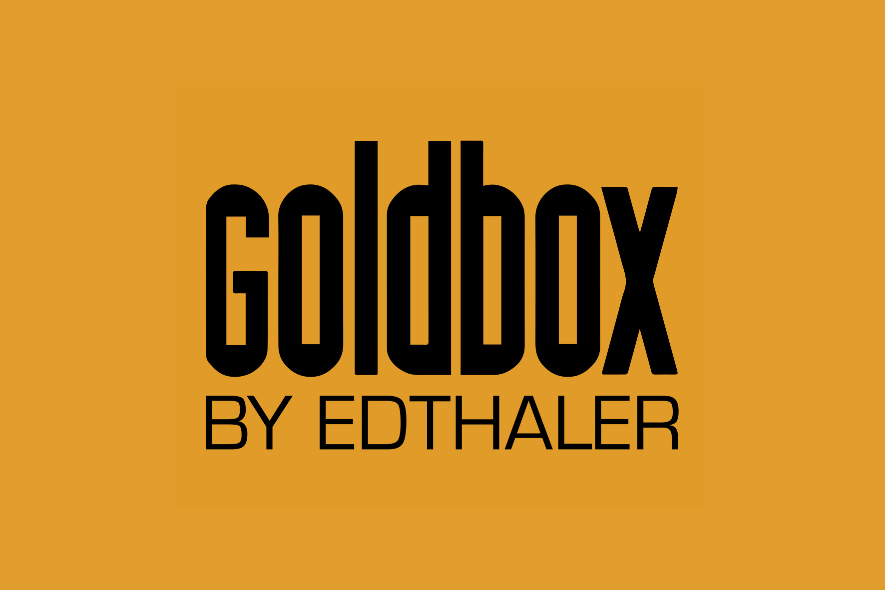 Goldbox by Edthaler