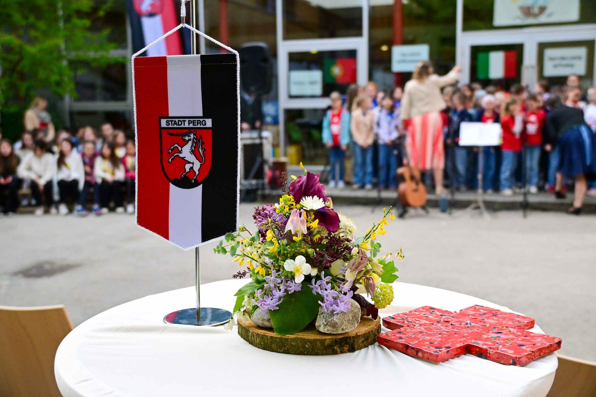 Eröffnung der Volksschule in Perg nach Umbau
